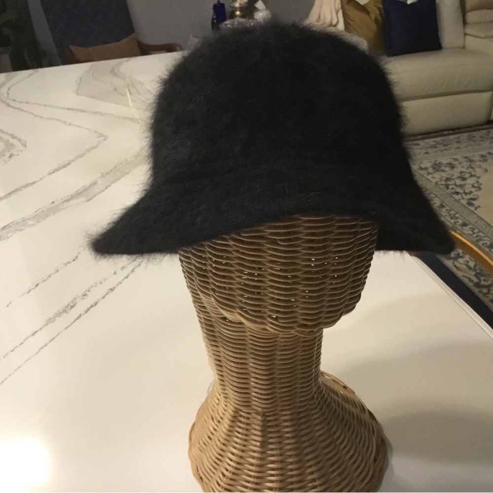 COPY - Black Angora Bucket Hat - Picture 10 of 11